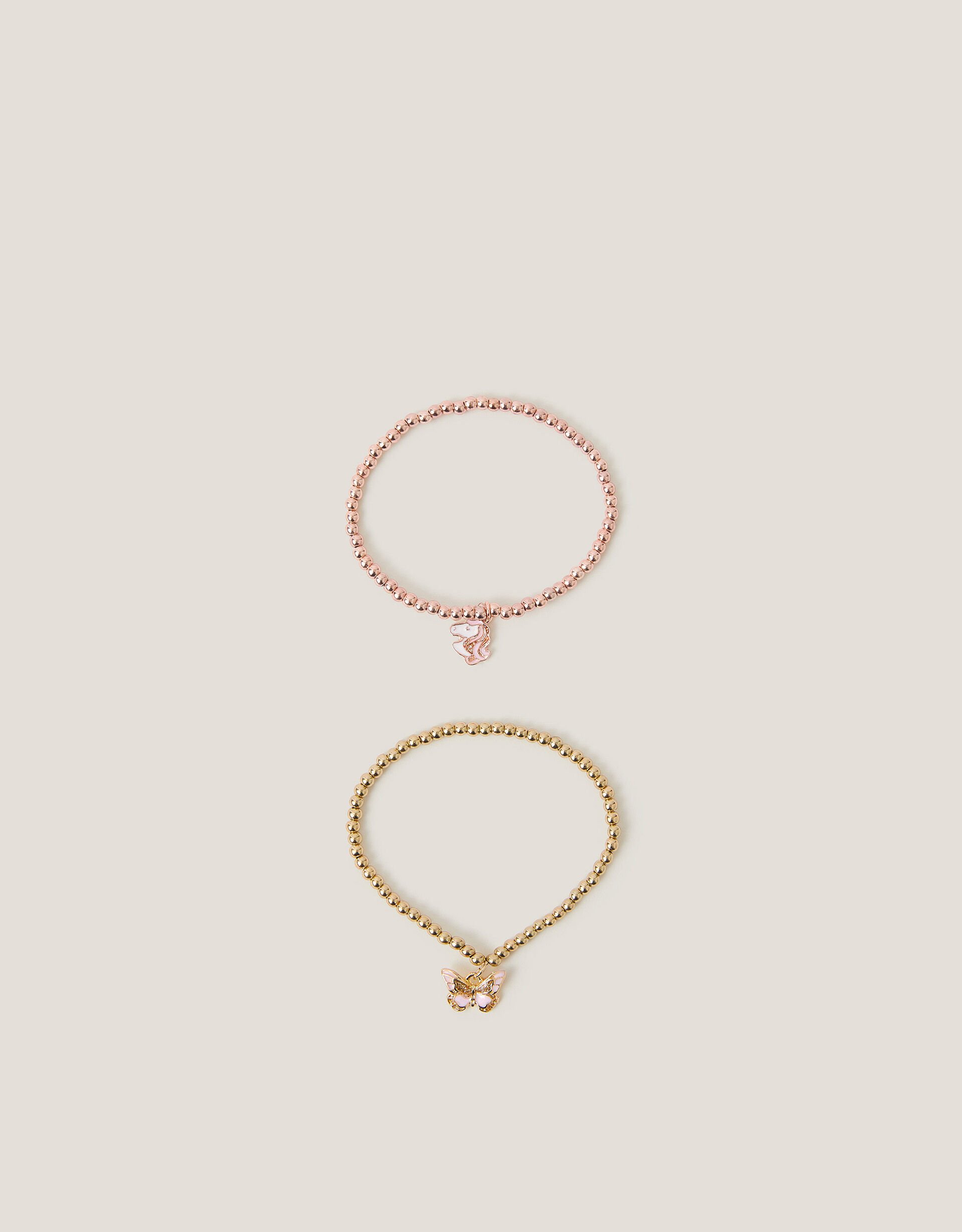 2-Pack Unicorn Butterfly Bracelets, , large