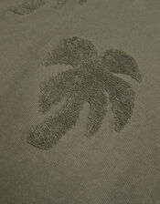 Textured Palm T-Shirt, Green (KHAKI), large