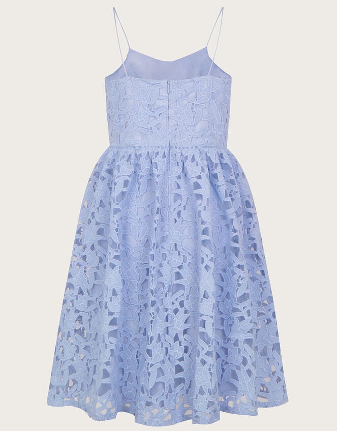 Corded Lace Prom Dress, Blue (PALE BLUE), large