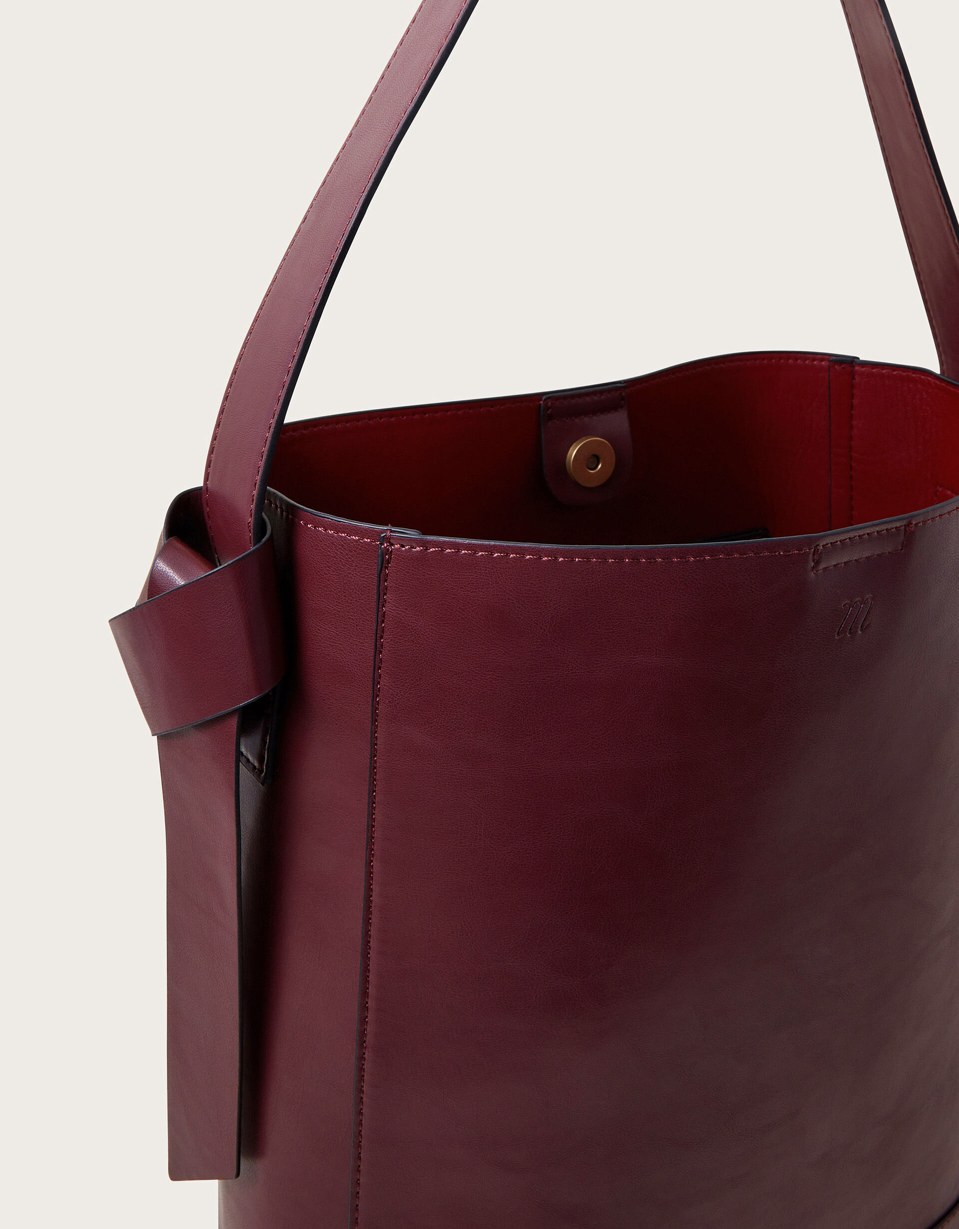 Faux leather hobo bag clearance