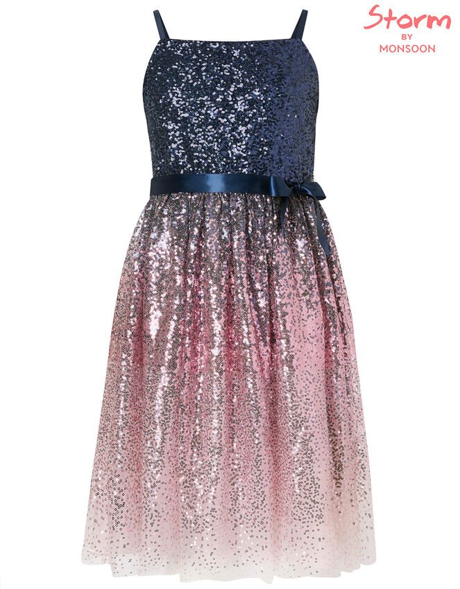 Ombre Sequin Prom Dress, Multi (MULTI), large