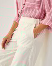 Harper Regular Wide Leg Jeans, Ecru (ECRU), large