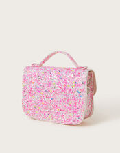 Mini Glitter Satchel Bag, , large
