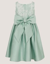 Juno Lace Bodice Party Dress, Green (SAGE), large