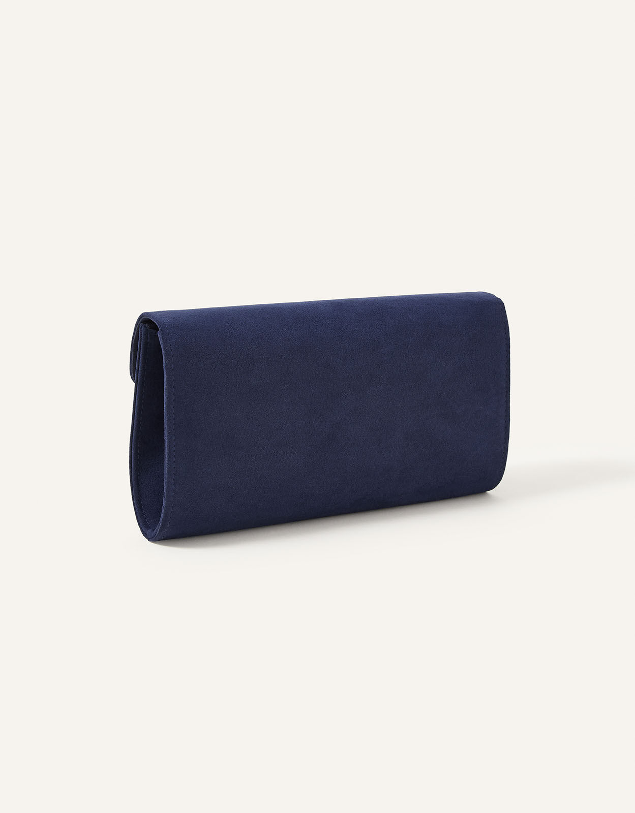 large navy clutch