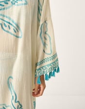 Pam Palm Print Kaftan, , large