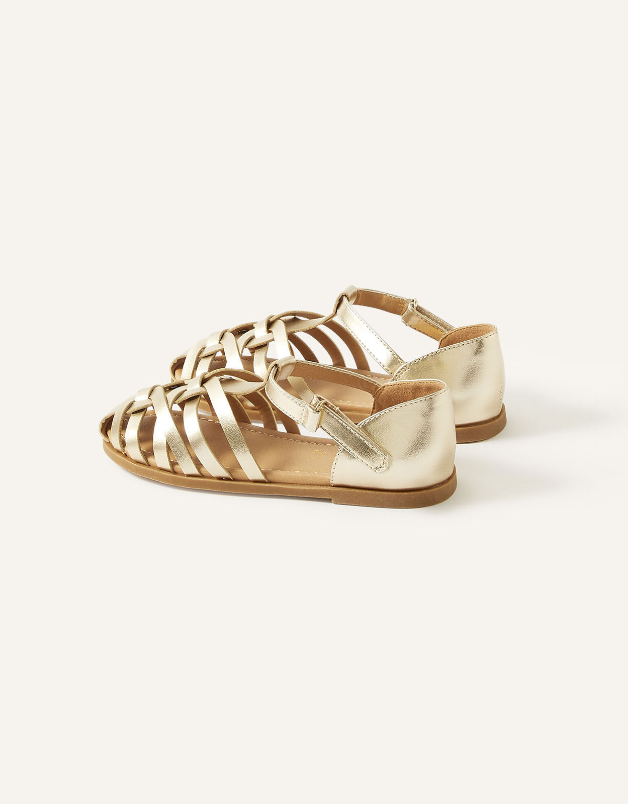 Caged Sandals Gold