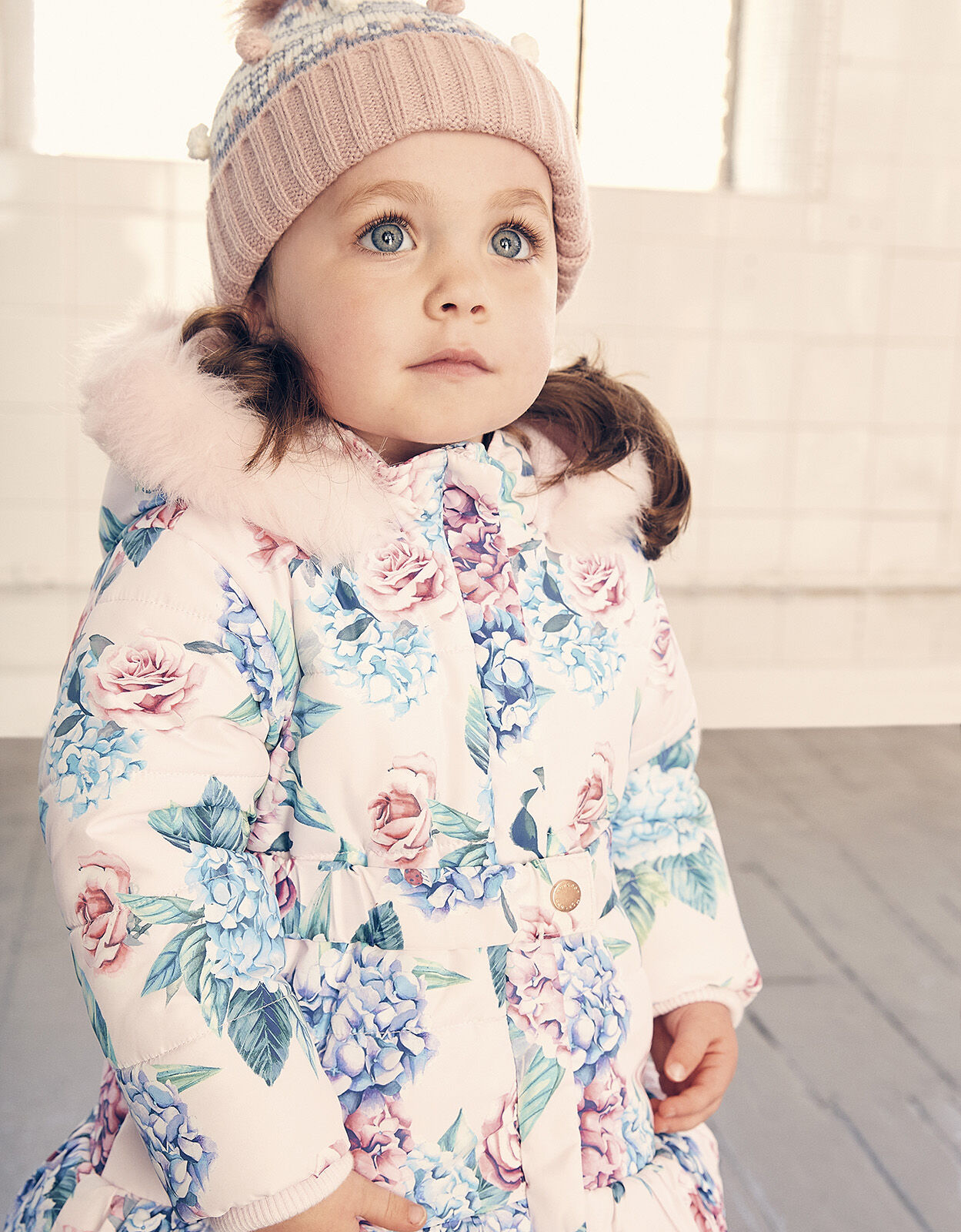 Monsoon coat shop baby girl