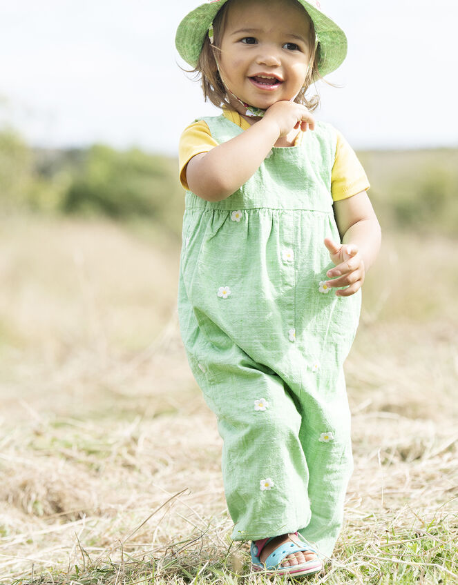 Frugi Nia Reversible Dungarees, Multi (MULTI), large
