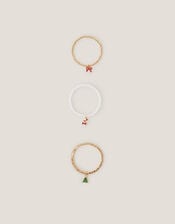 3-Pack Christmas Bracelets, , large