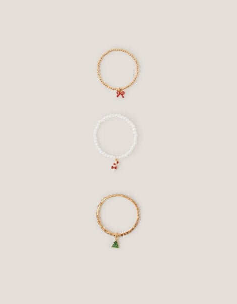 3-Pack Christmas Bracelets, , large