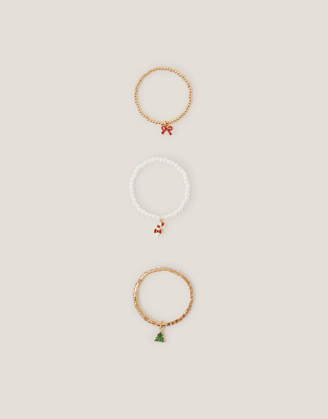 3-Pack Christmas Bracelets, , large