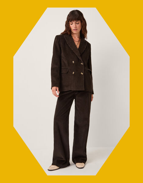 Moliin Amber Corduroy Suit Trousers, Brown (BROWN), large