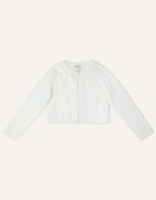Scatter Sequin Bolero, Ivory (IVORY), large