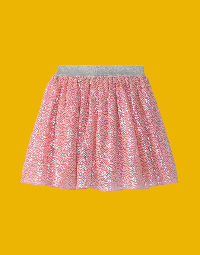 Hatley Mermaid Sequin Tulle Skirt, Pink (PINK), large