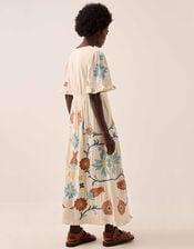 East Odeline Embroidered Dress, Ivory (IVORY), large