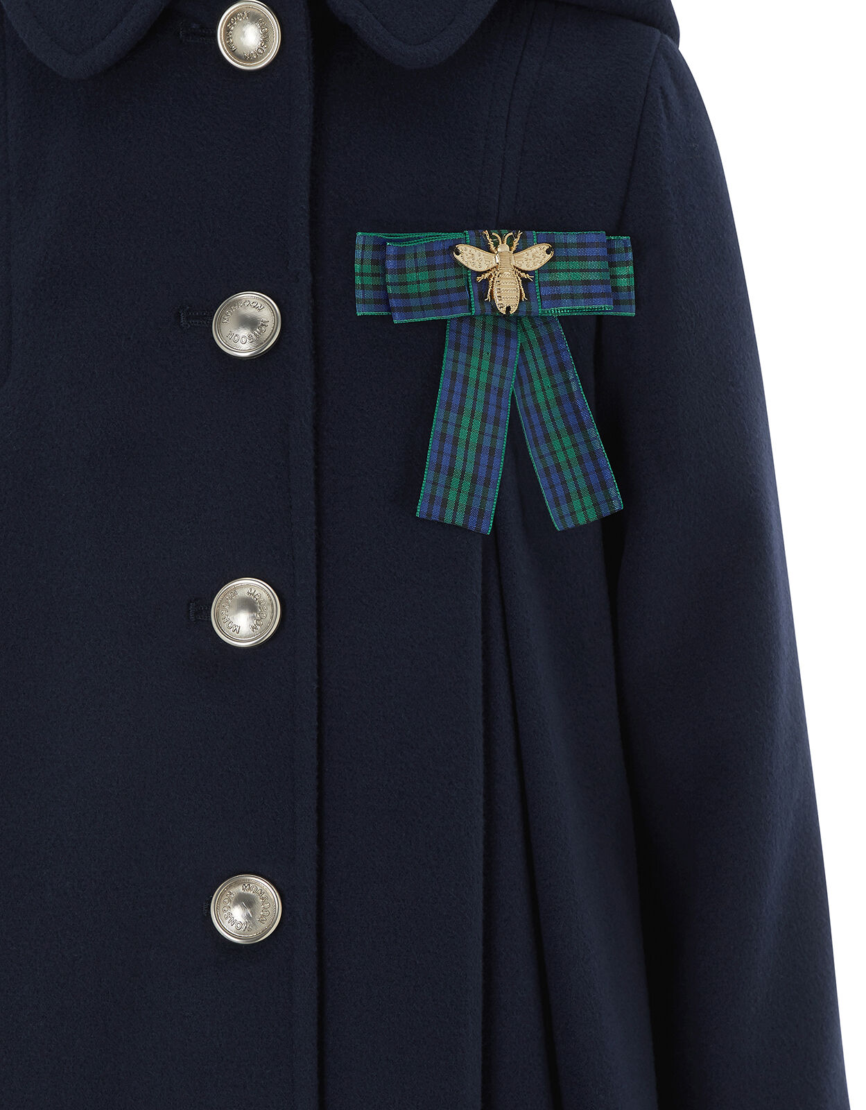 Navy blue swing coat deals