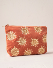Elizabeth Scarlett Sun Goddess Large Pouch, , large