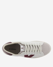 Victoria Berlin Leather & Suede Trainers, Red (BURGUNDY), large