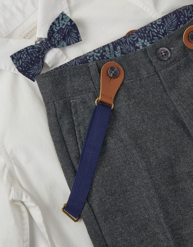 Arthur 4-Piece Smart Shirt & Trousers, Grey (GREY), large