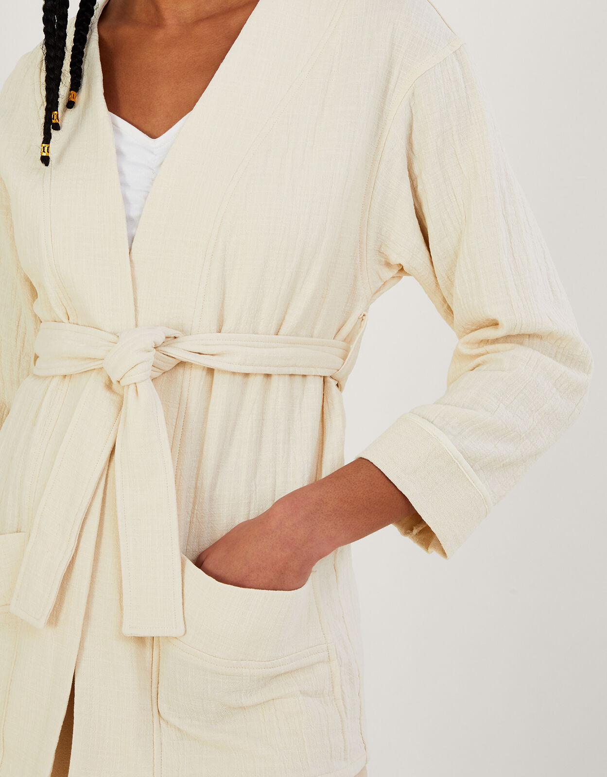 Monsoon cream deals jacket