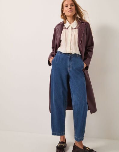 Novi Carrot Leg Jeans, Blue (MID AUTHENTIC BLUE), large