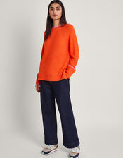 Oti Oversized Sweater, Orange (ORANGE), large