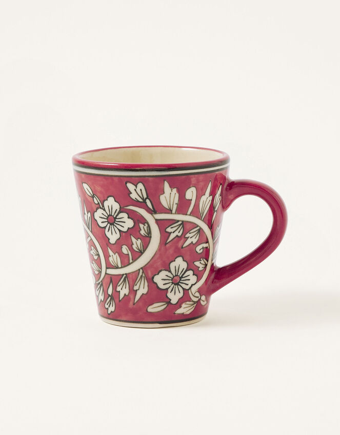 Floral Ceramic Mug, , large