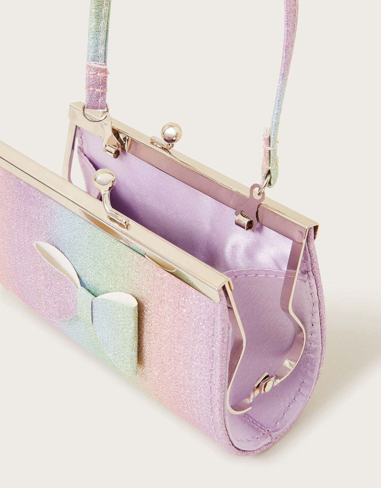 Glitter top mini bag