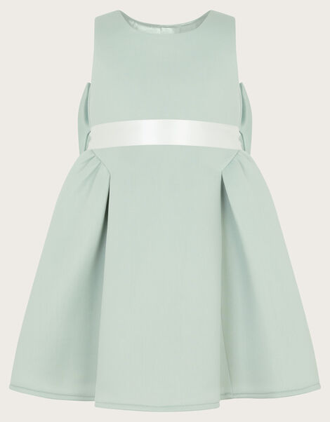 Baby Molly Scuba Bridesmaid Dress, Green (SAGE), large