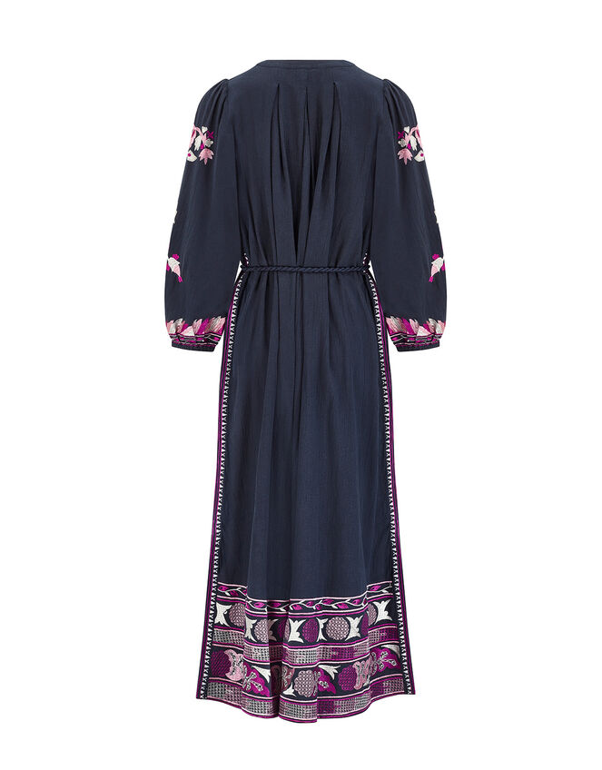 East Embroidered Midi Dress, Multi (MULTI), large