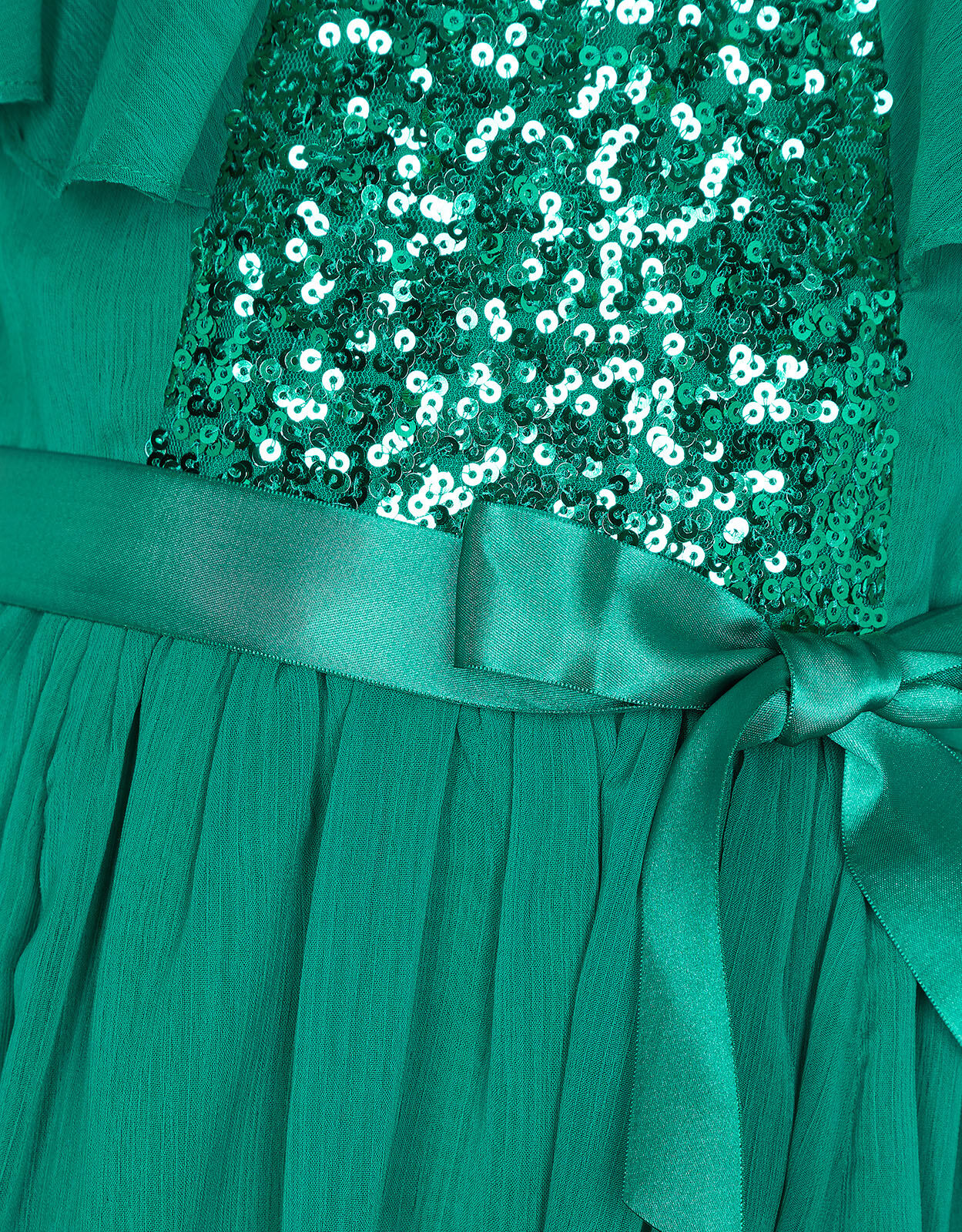 Monsoon green sequin dress shop