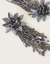Flower Star Statement Earrings, , large