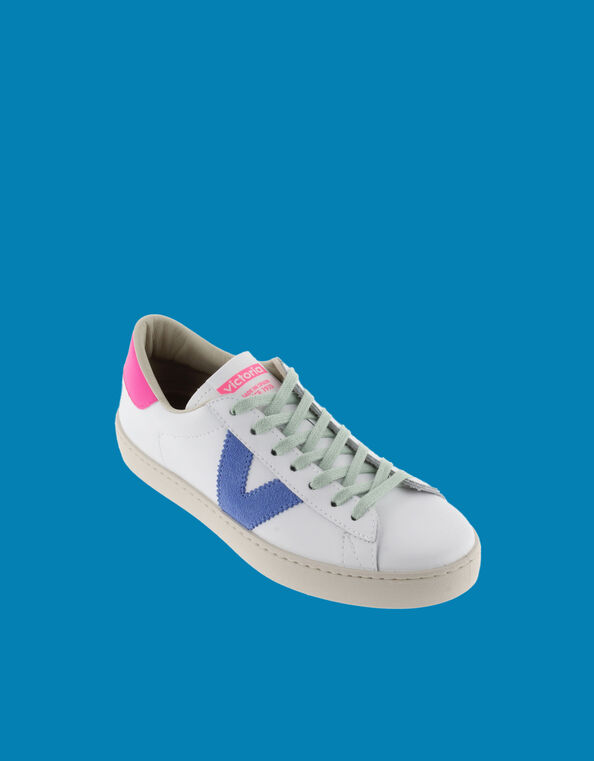 Victoria Berlin Neon Sneakers, Blue (BLUE), large