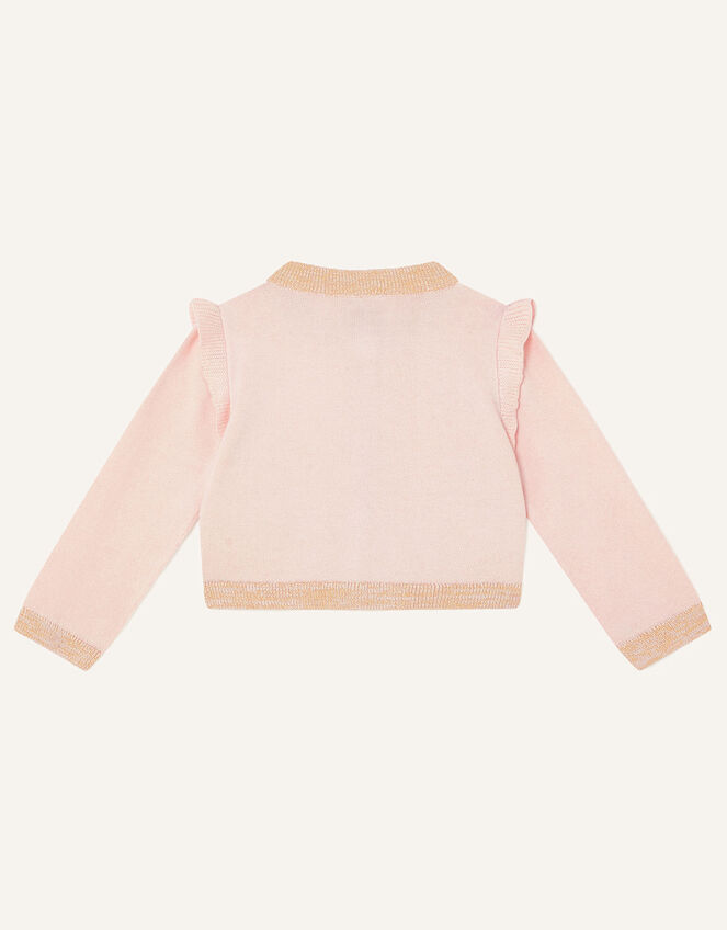 Baby Mice Applique Cardigan, Pink (PINK), large