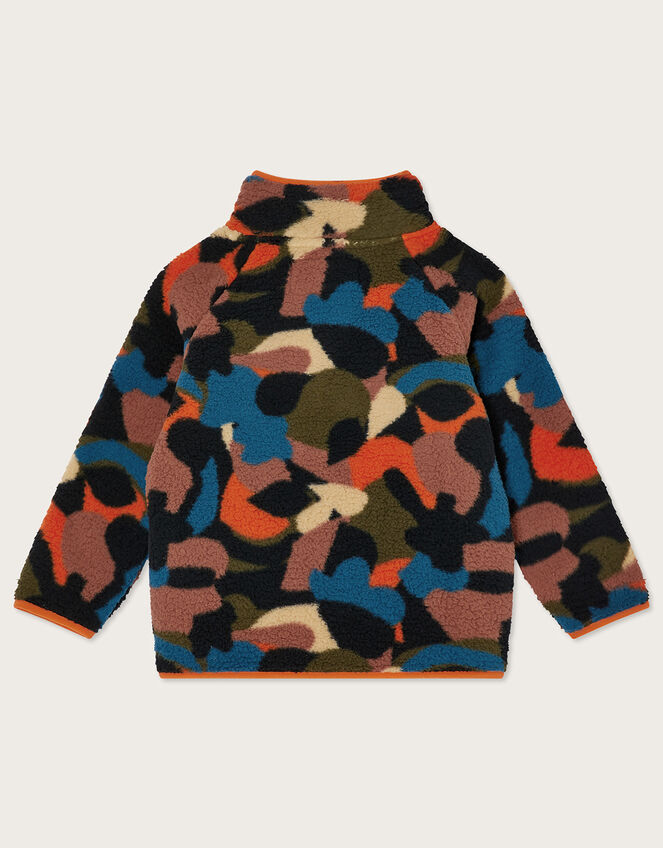 Abstract Camo Fleece, Green (KHAKI), large