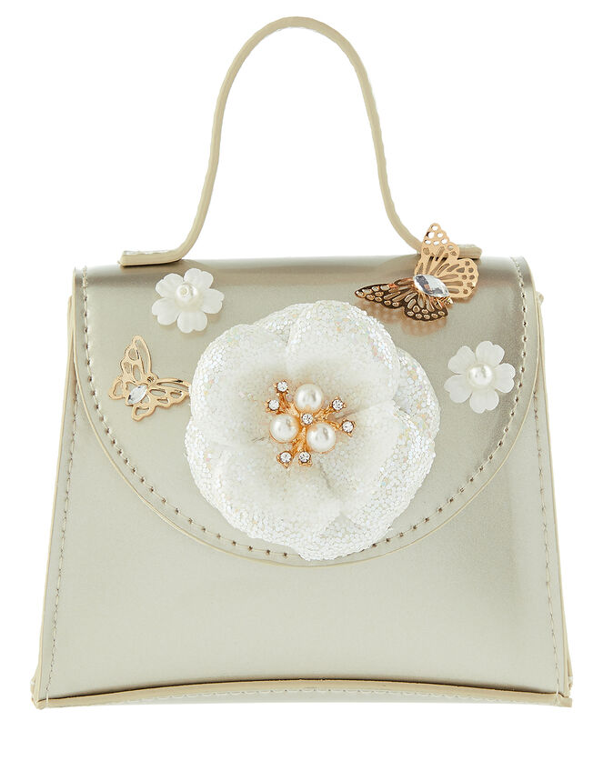 Dulcie Daisy and Butterfly Patent Bag, , large