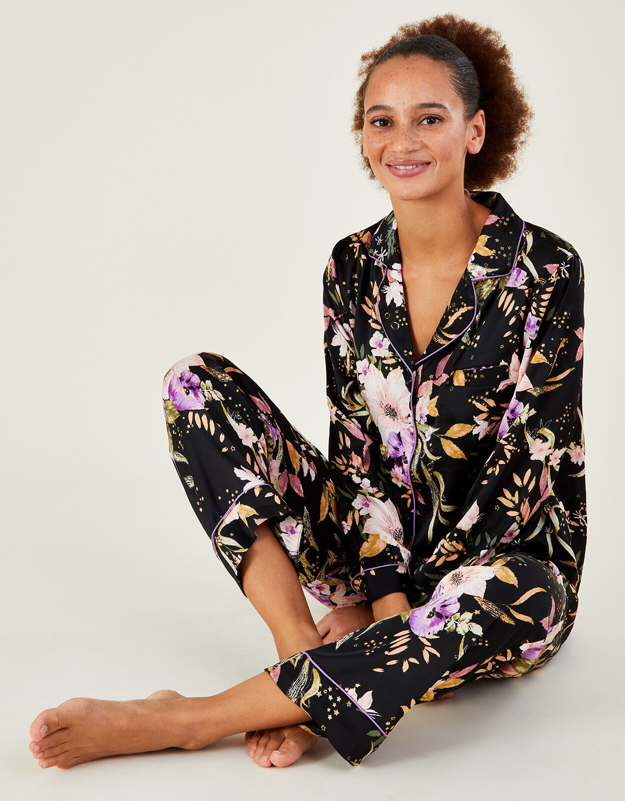 Floral pyjama store