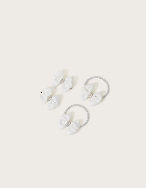Sparkle Bow Hair Set, , large