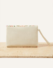 Embroidered Bead Envelope Clutch Bag, , large