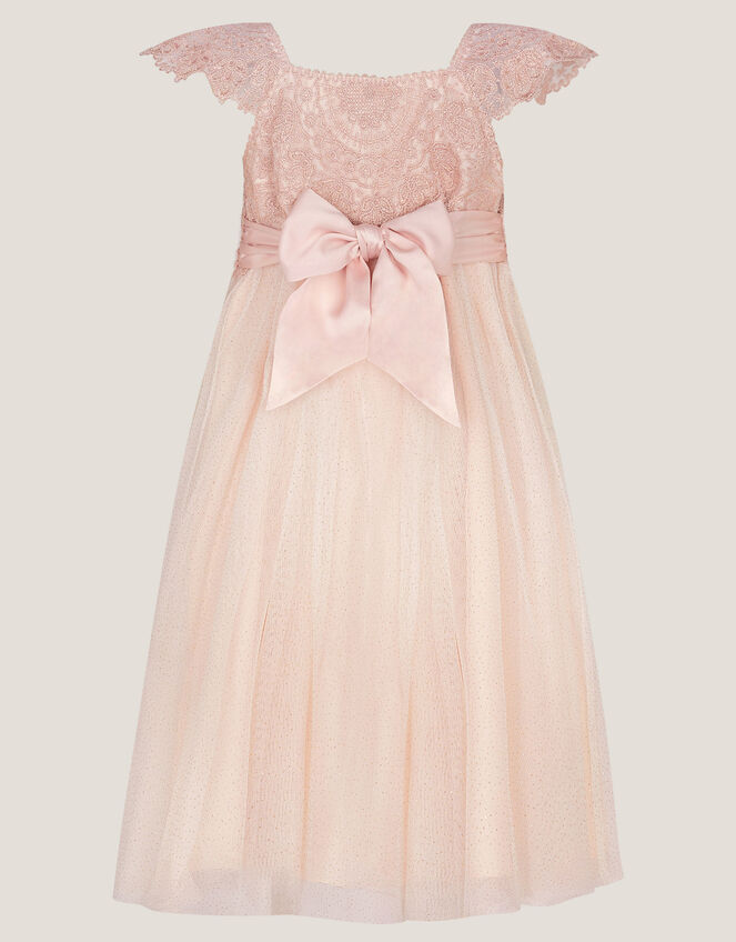 Estella Lace Bodice Dress, Pink (PINK), large