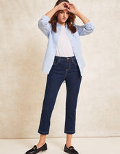 Safaia 7/8 Denim Jeans, Blue (DENIM BLUE), large