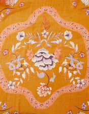 Samara Floral Square Silk Scarf, , large