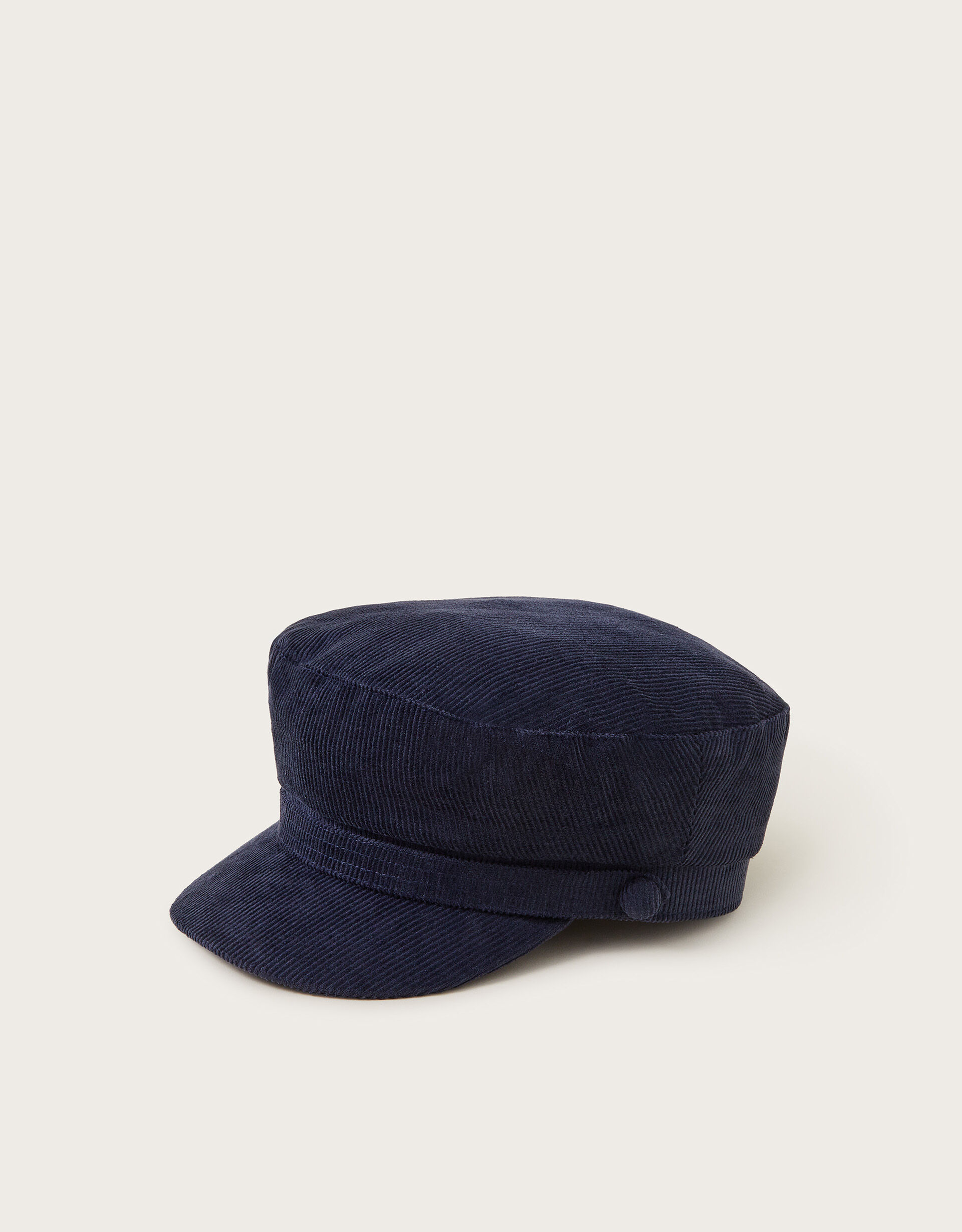 Cord Baker Boy Hat Blue