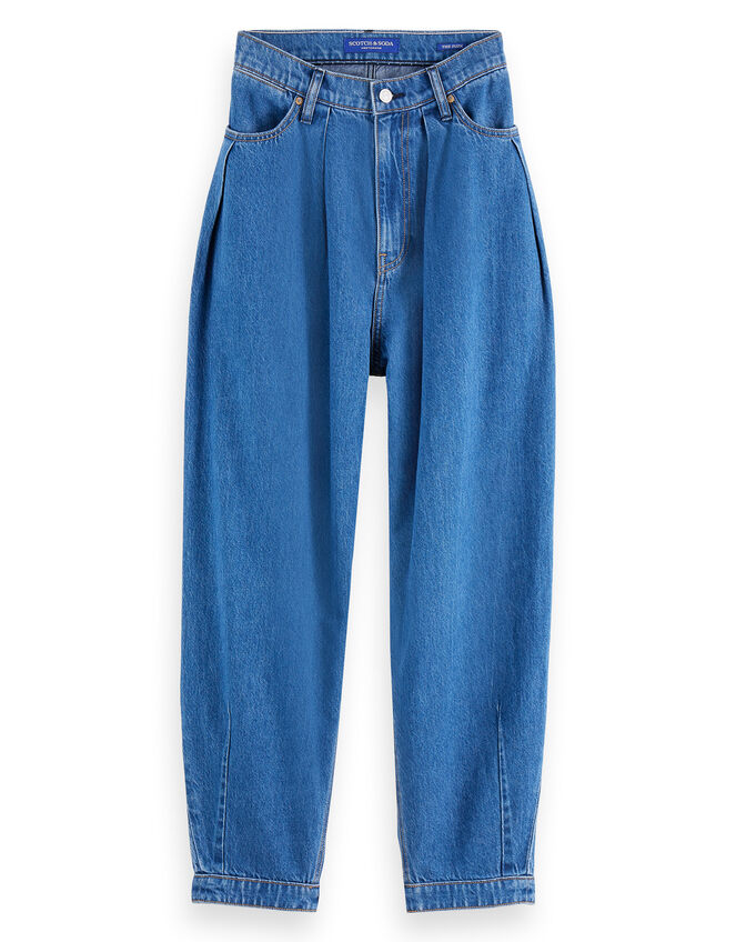 Scotch & Soda The Flux Barrel Jeans, Blue (BLUE), large