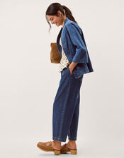 Lorna Kimono Denim Jacket, Blue (MID AUTHENTIC BLUE), large