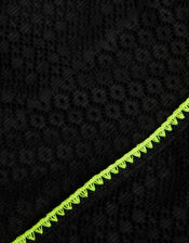 Crochet Swimsuit , Black (BLACK), large