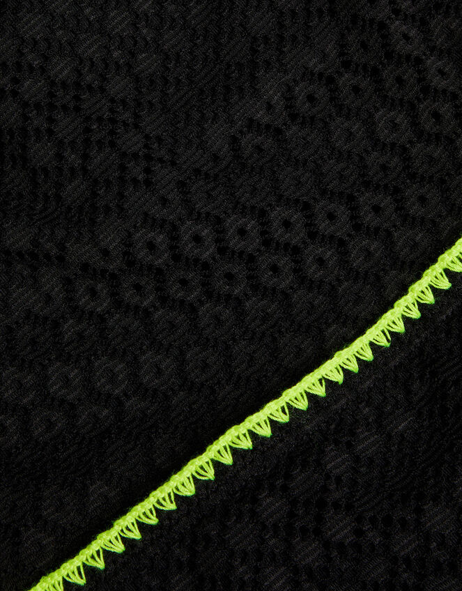 Crochet Swimsuit , Black (BLACK), large