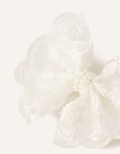 Lacey Bow Clip, , large
