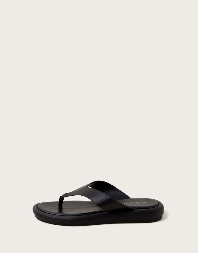 90s Platform Sandals, Black (BLACK), large